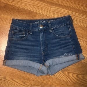 American Eagle Outfiters Dark Blue Jean Shorts
